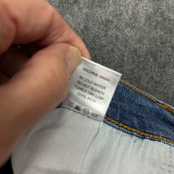 Judy Blue High Waist Paint Splatter Cut Off Jean Shorts Women's Sz M Distressed - Picture 5 of 10